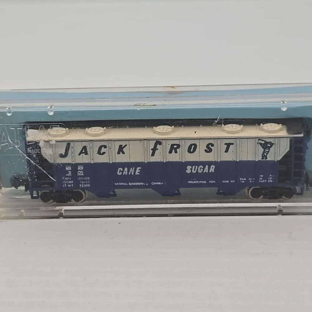 ATLAS # 2311‎ 3 BAY CVD HOPPER JACK FROST CANE SUGAR N SCALE NOS MIB